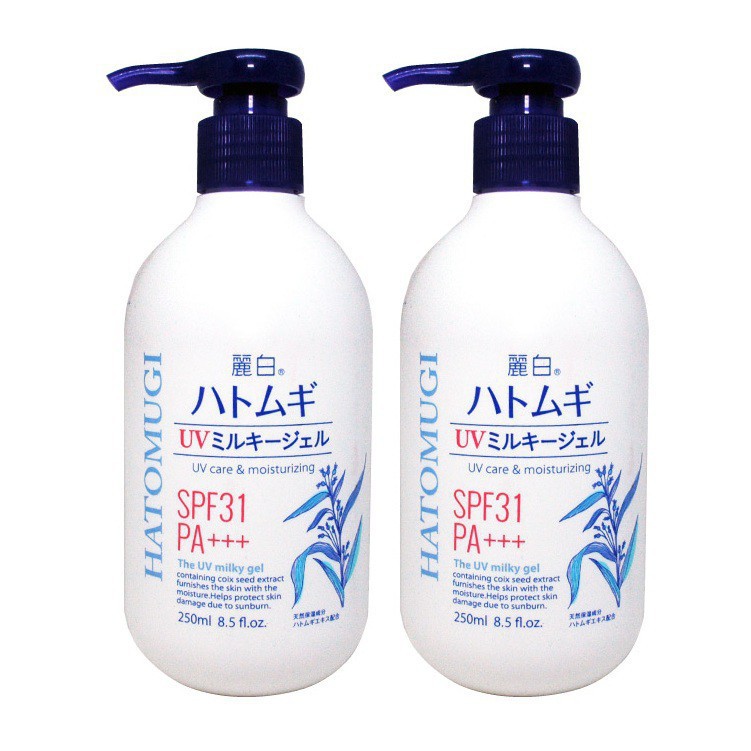 Sữa Dưỡng Thể HATOMUGI SPF31 PA+++ Hạt Ý Dĩ Nhật Bản 250ml