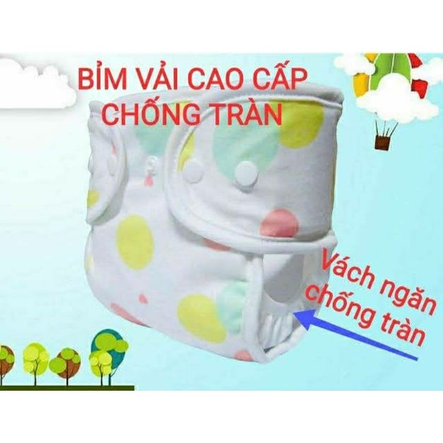 [1 QUẦN + 2 LÓT] BỘ BỈM VẢI CHỐNG TRÀN BABUNATURE SIZE M, L