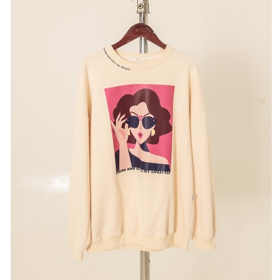 Áo Nỉ dài tay cổ tròn Young Méo Shop | BigBuy360 - bigbuy360.vn