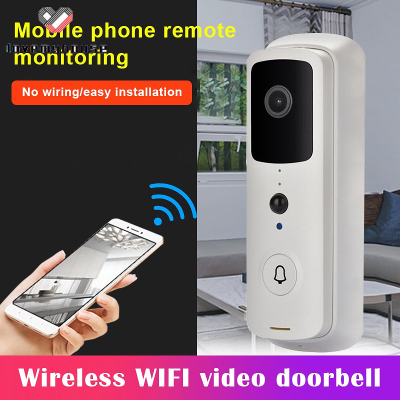 Chuông Cửa Kết Nối Wifi Kèm Camera Quan Sát Điện Thoại