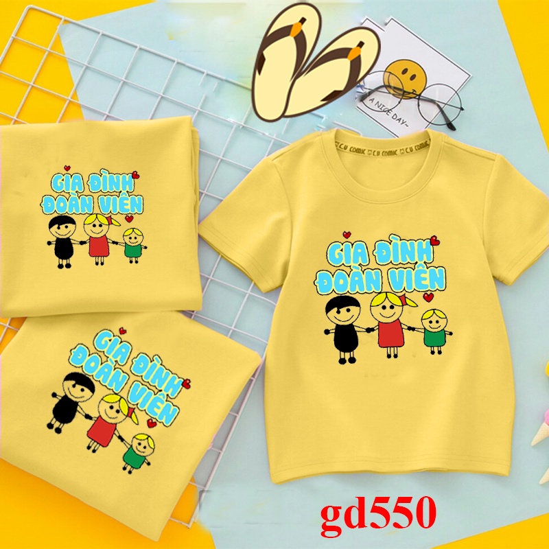 áo thun gia đình in cả nhà đoàn viên -- [Giá niêm yết là giá của 1 áo]