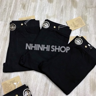 Quần legging phối khuyên dáng lửng