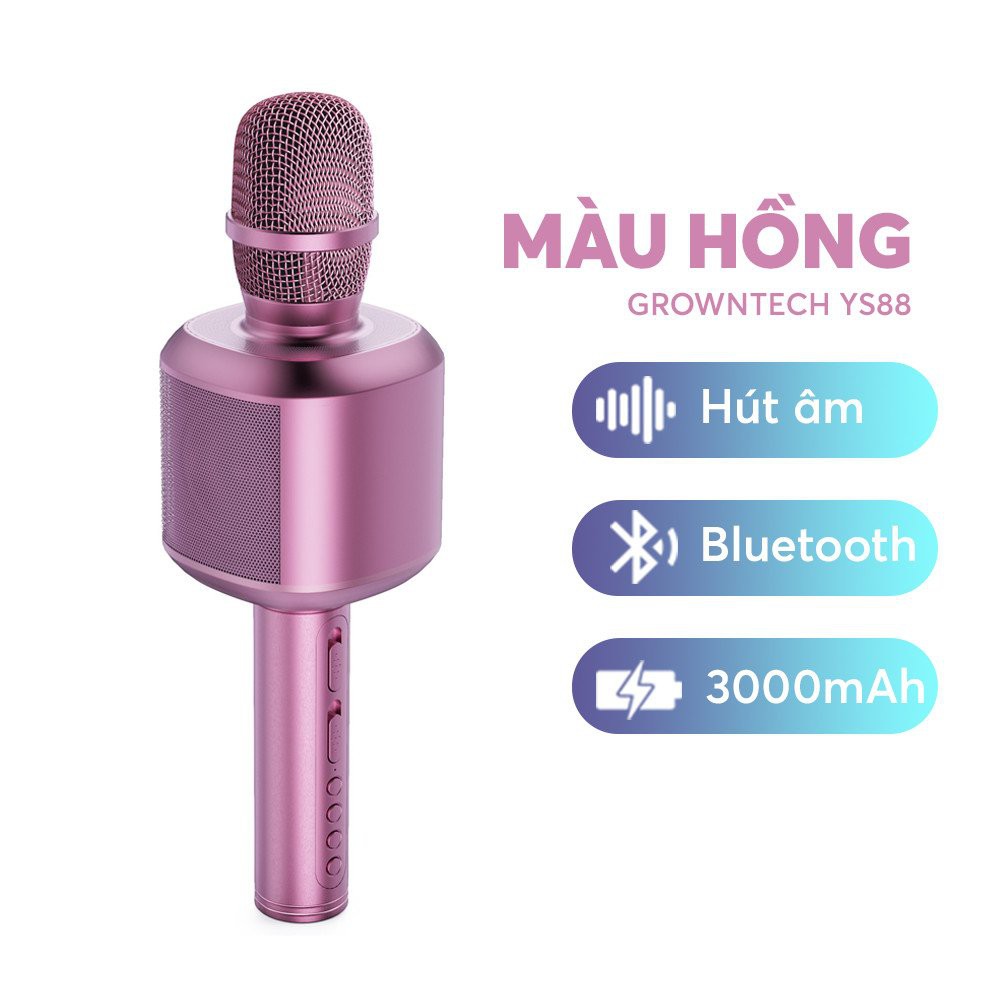 [Mã ELHACE giảm 4% đơn 300K] Micro bluetooth đa năng GrownTech YS 88 karaoke thu âm