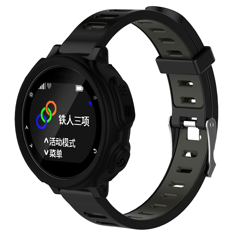 Vỏ Silicon Bảo Vệ Cho Đồng Hồ Thông Minh Garmin Forerunner235 735xt Ốp