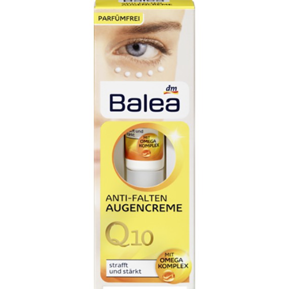 Kem chống nhăn da mắt tuổi 30 Balea Q10 Anti-Falten Augencreme