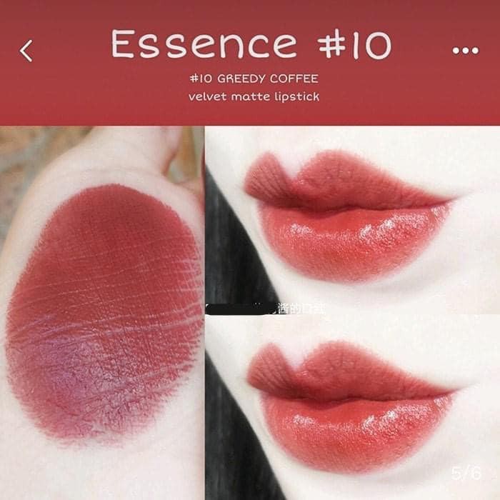 Son Lì Màu Essence Velvet Matte lipstick