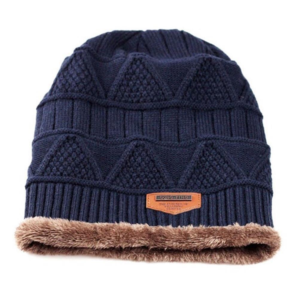 Mũ Beanie Dệt Kim Dày Dặn Phong Cách Thể Thao Thời Trang Cho Nam Và Nữ