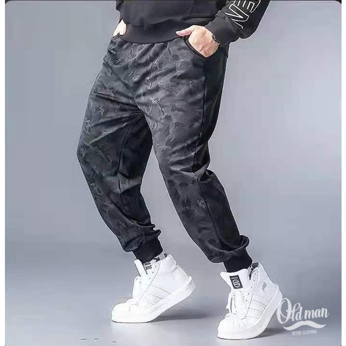 Quần Thun Jogger, Quần Thể Thao Nam Có Bo, Chất Thun Cotton Cao Cấp, Phong Cách Retro, Vintage, Trẻ Trung Năng Động