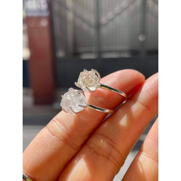 PHÔI NHẪN BẠC- HỌNG NHẪN BẠC TA GẮN ĐÁ THÔ