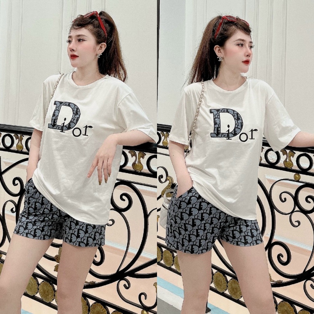 BỘ SHORT THÊU PHỐI 3D CAO CẤP TT025 _HÀNG XUẤT NHẬT-HÀN