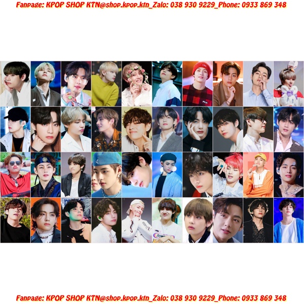 SÉT CARD BO GÓC V BTS