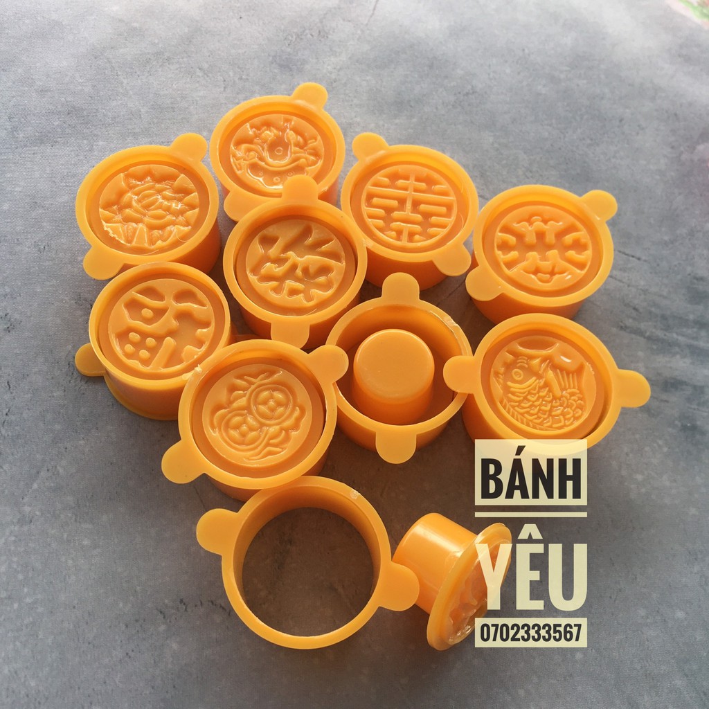 Set 10 Khuôn bánh in/ bánh đậu xanh nhỏ - KH139