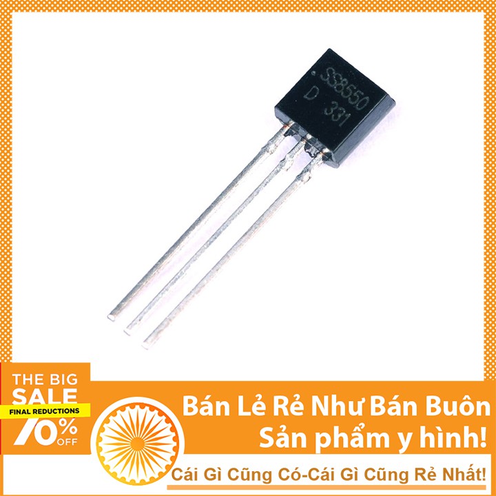 Combo 5 Transistor S8550 TO-92 40V 1.5A PNP