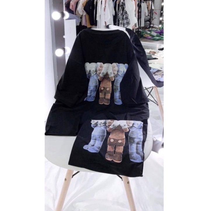 Áo Thun Nam Nữ In Gấu Bearbrick Chất Liệu Cotton Thoáng Mát Co Dãn 4C - AC138