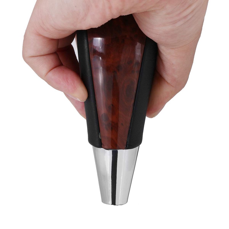 Tay nắm cần số ô tô màu gỗ đen tùy chọn cho Toyota Corolla / Harrier Fortuner