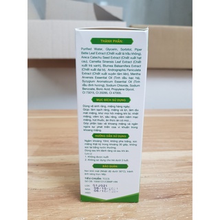 Nước súc miệng thảo dược Ngọc Phúc 250 ml - súc miệng kháng khuẩn, giữ thơm miệng