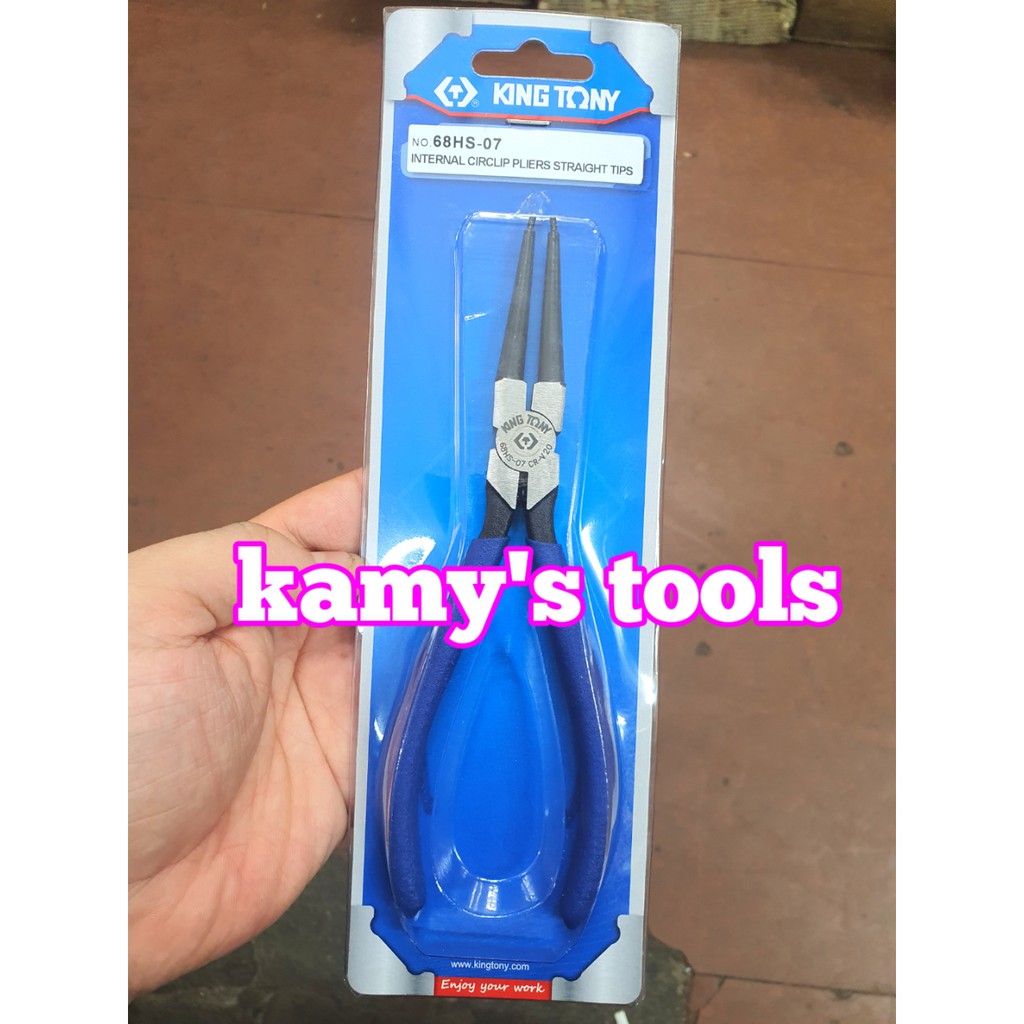 Kìm phe Kingtony 7 inch thẳng ra 68SS-07 và thẳng vô 68HS-07