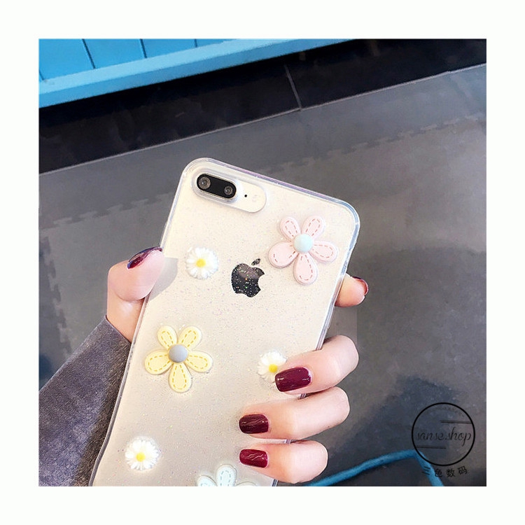 Ốp Điện Thoại Gel Trong Suốt In Hình Hoa Cúc Nhỏ Xinh Xắn Cho Iphone 7plus 6s Xr Max | BigBuy360 - bigbuy360.vn