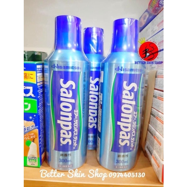 Xịt Salonpas Hisamitsu 300ml Nhật Bản