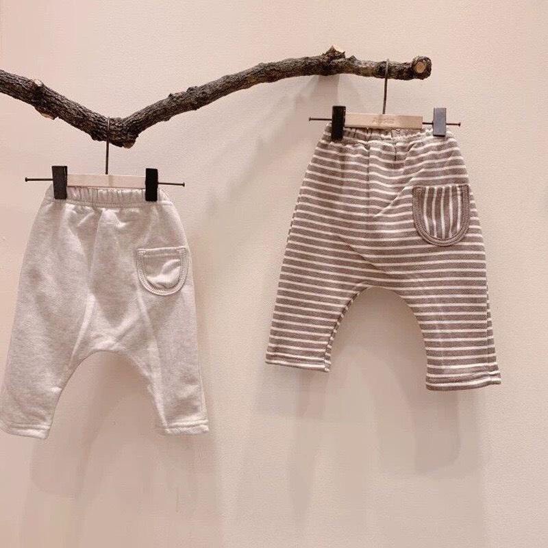 Bộ Nỉ Hant Thu Đông Dài Tay Cho Bé Trai Và Bé Gái Chất Da Cá Ken Store