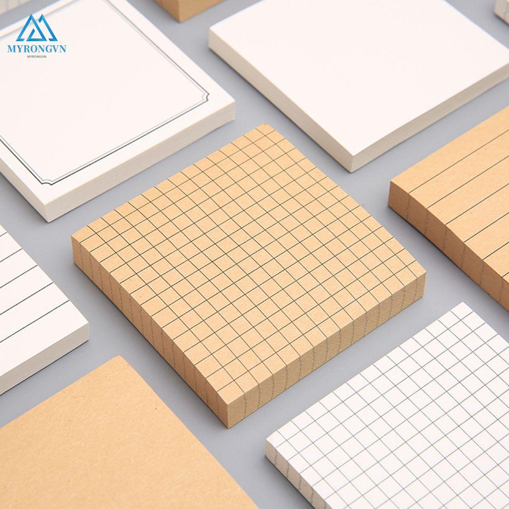 Set 50 Tờ Giấy Ghi Chú Tự Dính Thiết Kế Đơn Giản Tiện Dụng Cho Văn Phòng / Trường Học