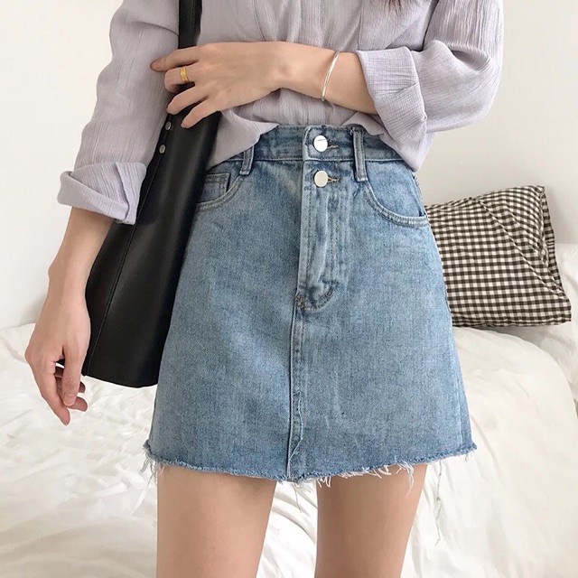 Chân váy jeans