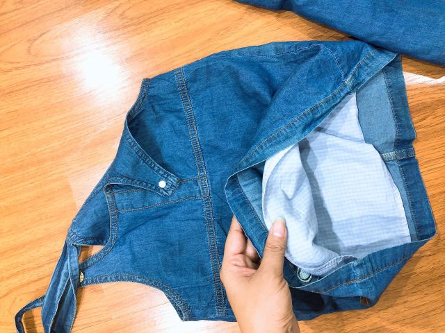 Yếm Bò Bé Gái 12-20kg Xuất Khẩu Vải Mềm Mát