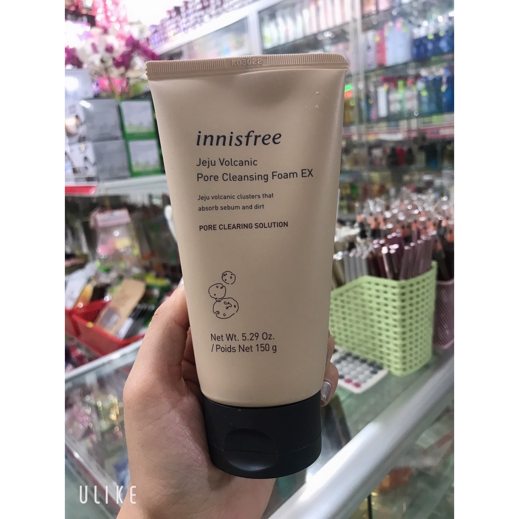 sữa rửa mặt INNISFREE trà xanh+táo+tro núi lửa 150ml [chính hãng 100%]