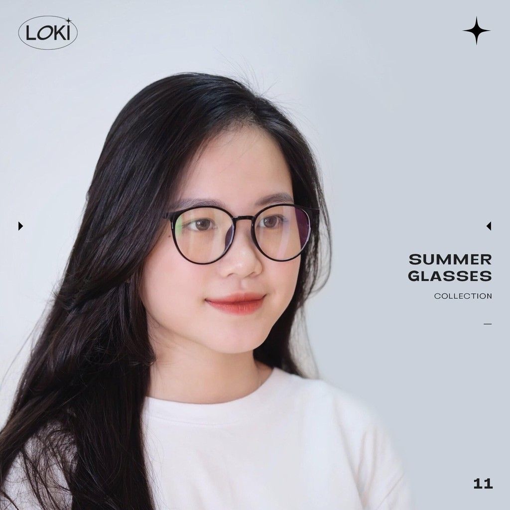 Gọng kính cận classic nam nữ 513 viền nhựa mắt kiếng không độ bền đẹp thời trang Hàn Quốc trendy