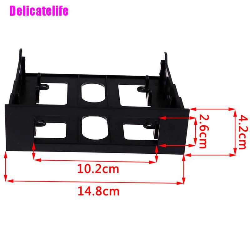 Giá đỡ chuyển đổi ổ cứng máy tính 3.5inch sang 5.25inch màu đen tiện lợi