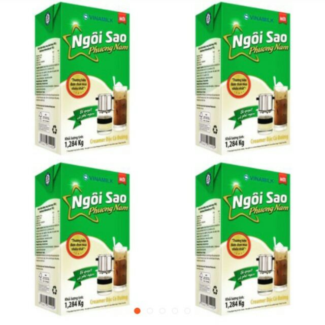 HSD 5.2022 Combo 2 hộp Sữa Đặc Ngôi Sao Phương Nam Xanh Lá (1284Gr/Hộp)