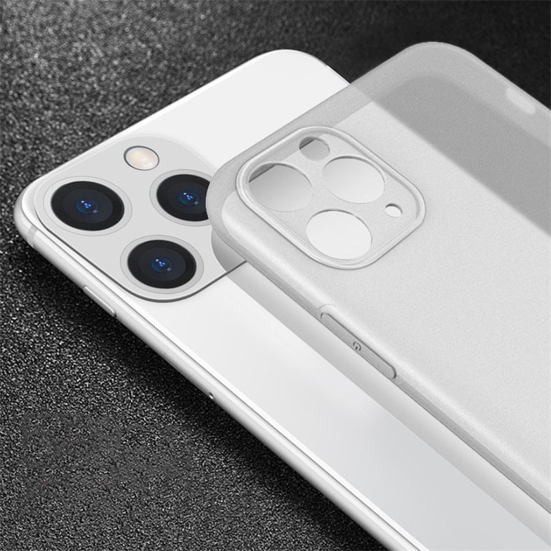 Ốp điện thoại silica gel mềm mặt nhám bán thấm dành cho Apple iPhone 11 Pro Max XS Max XR 6 6S 7 8 Plus SE2 SE 2020