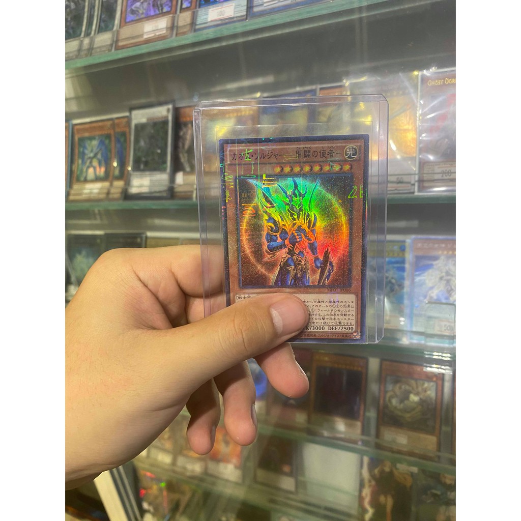 Lá bài thẻ bài Yugioh Black Luster Soldier Envoy of the Beginning - Super Rare - Tặng bọc bài nhựa bảo quản