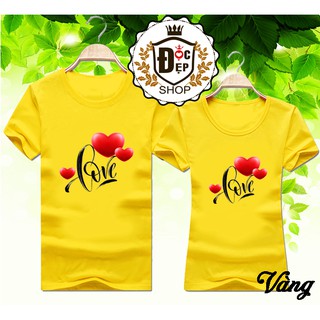 Áo Đôi Love tim bay LTB01