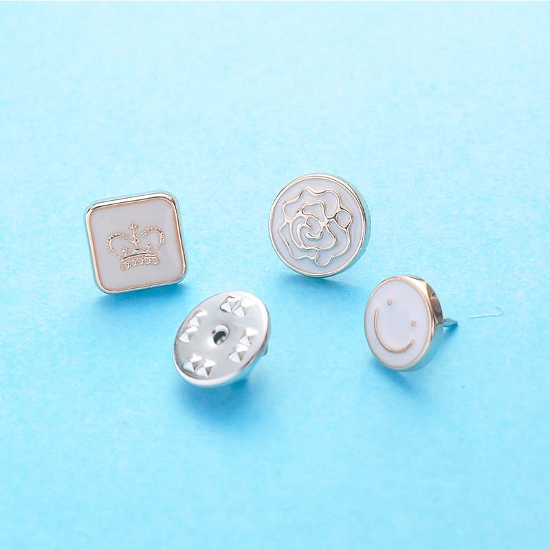 Bộ 10 ghim cài áo nhỏ thời trang Hàn Quốc phụ kiện cố định trang trí sáng tạo