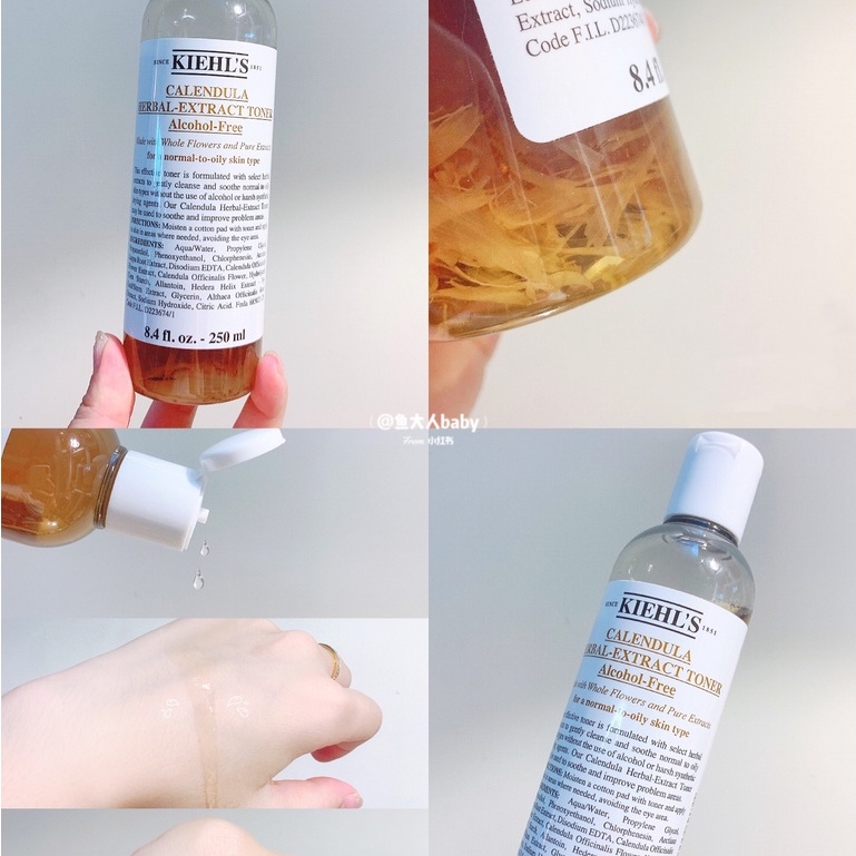 Toner Hoa Cúc Kiehl's Calendula Herbal Extract Alcohol-Free Toner 250ml