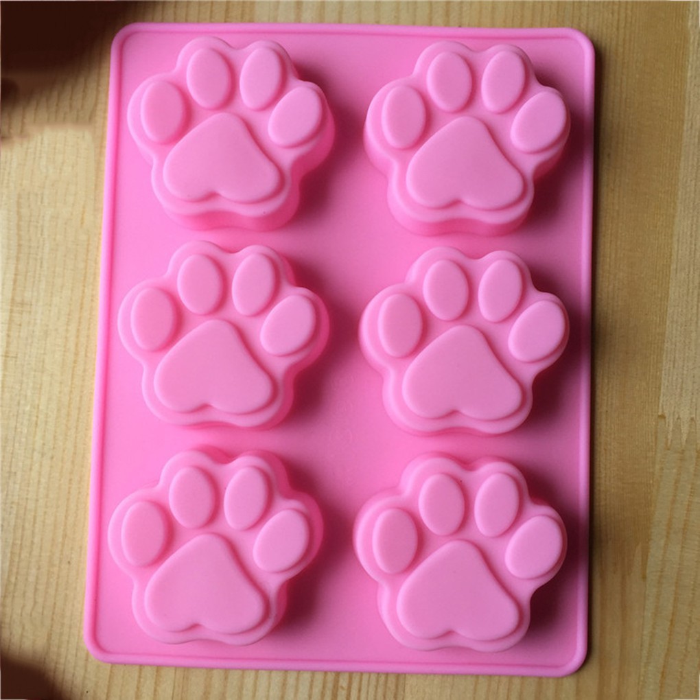 Khuôn Silicon Hình Móng Vuốt Mèo Dùng Cho Làm Bánh / Trang Trí