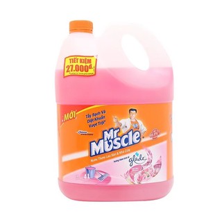 Nước lau nhà Mr.Muscle hương cỏ hoa 4L