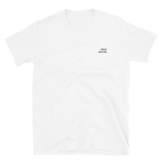Áo thun thêu cotton unisex okay but no