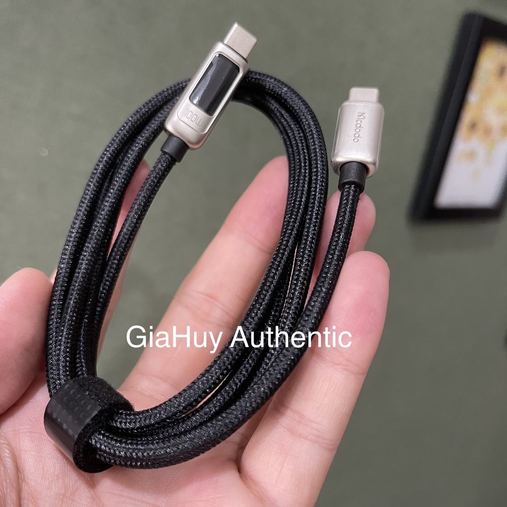 Cáp sạc nhanh MCDODO CA-882 Digital Pro USB-C to USB-C PPS/ PD 100W dài 1.2m