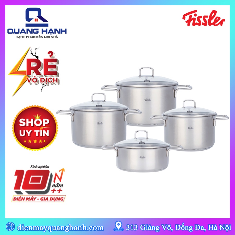 Bộ nồi Fissler Hamburg 4 món- Sản xuất nguyên chiếc tại Đức