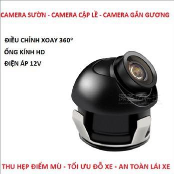 Camera cập lề, camera tiến, camera khoan gương cho xe hơi, đường kính 18.5mm, góc quay rộng sắc nét