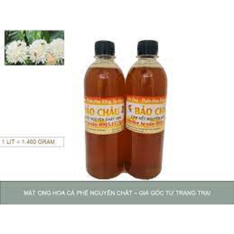 1 Lít Mật Ong đặc biệt Nguyên Chất tự nhiên 100% - dùng tốt cho sức khỏe - thương hiệu Mật ong Bảo Châu - BCC 02