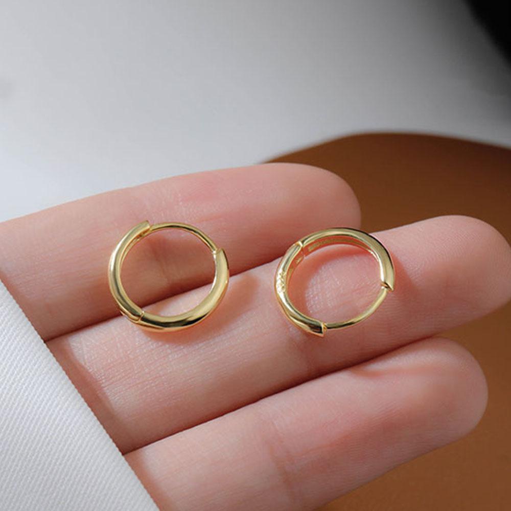 Khuyên Tai Dạng Vòng Tròn DARON|Khuyên Tai Vòng Đơn Giản Phong Cách Hàn Quốc Cho Nữ