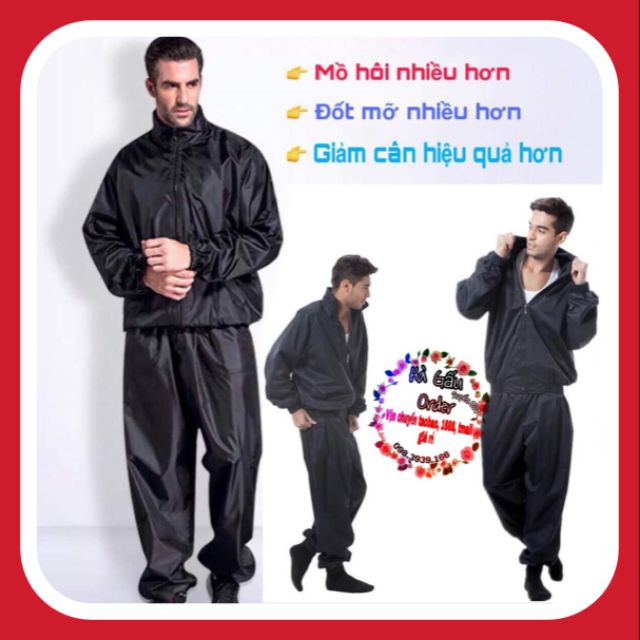 Quần áo giảm cân chính hãng - Hàng 2 Lớp Siêu Thoải Mái Tập Luyện