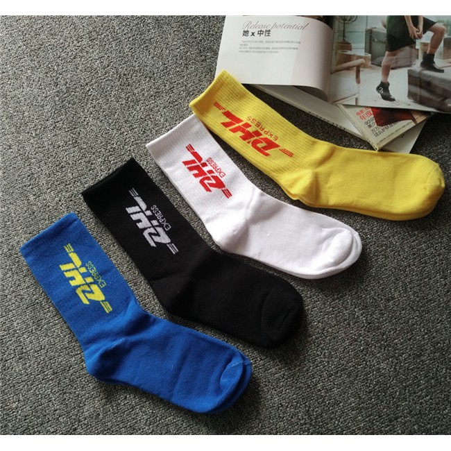 Vớ Thể Thao Cổ Vừa In Họa Tiết Phong Cách Hàn Quốc Thời Trang Cho Nam Và Nữ