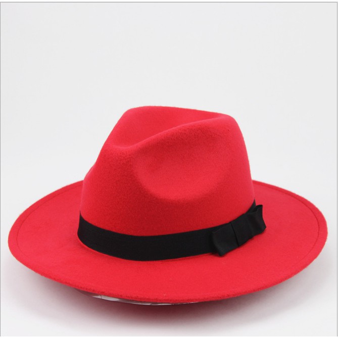 Mũ Phớt Fedora Nam Nữ FN04 Rộng Vành Thắt Nơ Mugout - Nón Phớt Vintage Chụp Ảnh ...