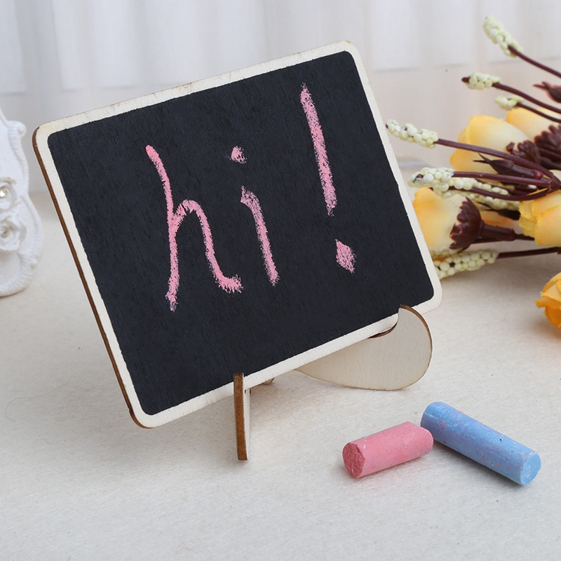 Bộ 12 bảng đen mini kèm giá đỡ dùng để trang trí bàn tiệc cưới