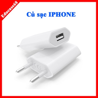 Củ sạc iphone dẹp 5v-1a - chính hãng, an toàn tiêu chuẩn châu âu educase68
