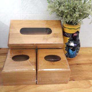 Hộp đựng khăn giấy ăn bằng tre tự nhiên